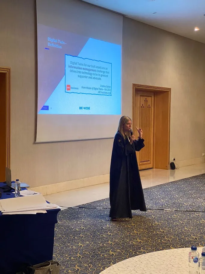 Cristina Savian on stage